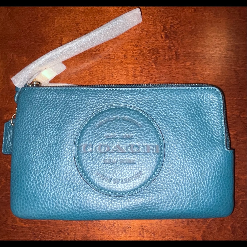 Coach Double Zip Dempsey Wallet